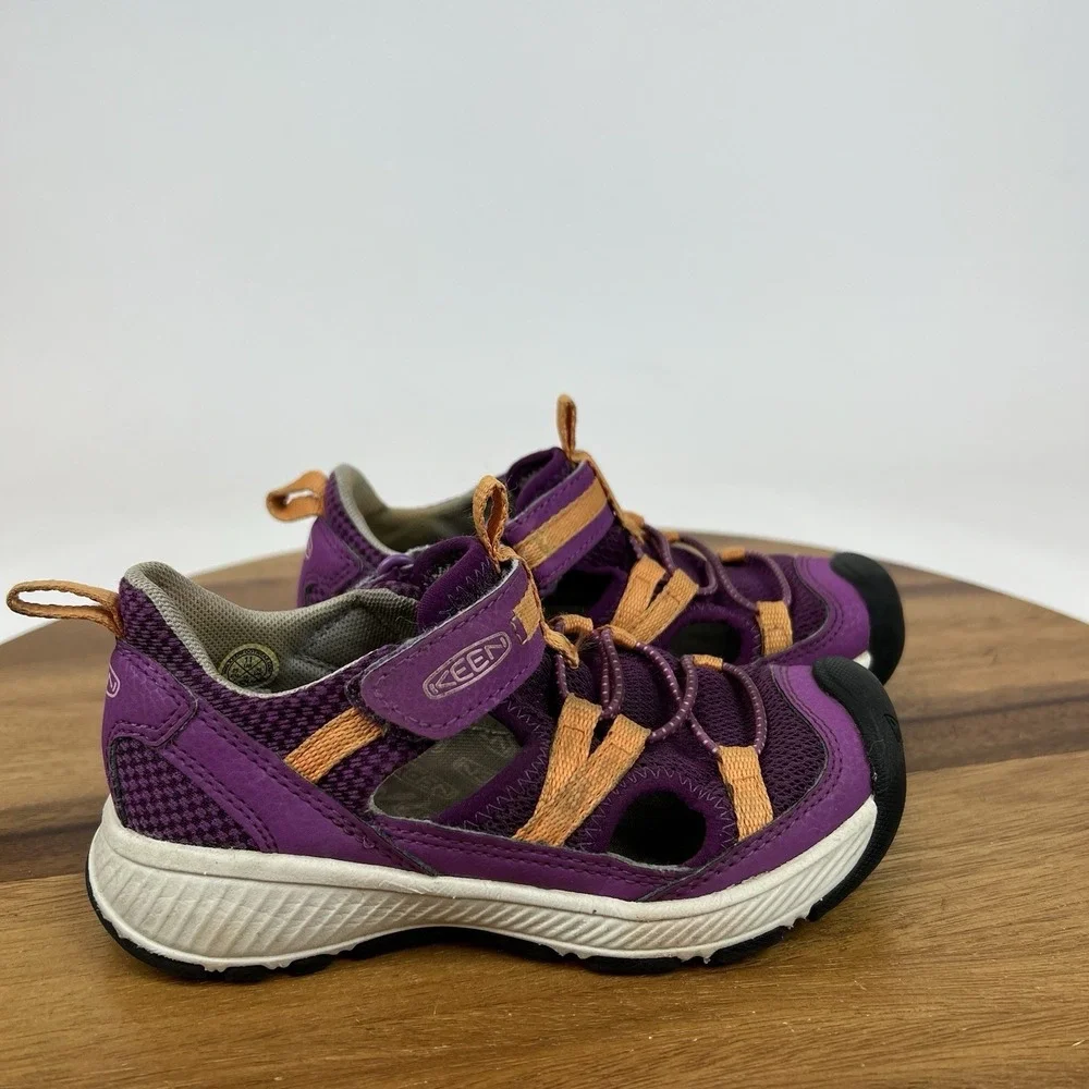 Little Kids Girls Keen Motozoa Purple Mesh Athletic Hiking Water Shoes Size 11